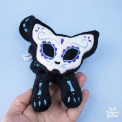 ITH Sugar Skull Kitty Plushie Embroidery Pattern(Ith Sugar Skull Kitty Plushie Embroidery Pattern) -Dragons' Garden ith sugar skull kitty plushie embroidery pattern pattern dragons garden 573850