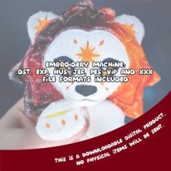 ITH Sun Lion Plushie Pattern(Ith Sun Lion Plushie Pattern) -Dragons' Garden ith sun lion plushie pattern pattern dragons garden 911368