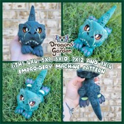 ITH T Rex Dinosaur Plush Embroidery Pattern(Ith T Rex Dinosaur Plush Embroidery Pattern)