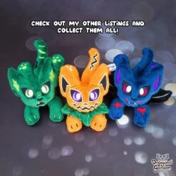 ITH Vampire Cat Halloween Plushie Embroidery Pattern(Ith Vampire Cat Halloween Plushie Embroidery Pattern) -Dragons' Garden ith vampire cat halloween plushie embroidery pattern pattern dragons garden 949283