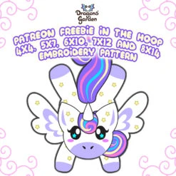 ITH Sweet Unicorn Plush Embroidery Pattern(Ith Sweet Unicorn Plush Embroidery Pattern)