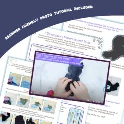 ITH Tufted Titmouse Bird Plush Embroidery Pattern(Ith Tufted Titmouse Bird Plush Embroidery Pattern) -Dragons' Garden kisting titmouse2