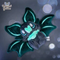 Medium Emerald And Mint Sitting Bat Plushie(Medium Emerald And Mint Sitting Bat Plushie) -Dragons' Garden medium emerald and mint sitting bat plushie plushie dragons garden new 562790