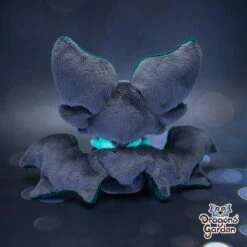 Medium Emerald And Mint Sitting Bat Plushie(Medium Emerald And Mint Sitting Bat Plushie) -Dragons' Garden medium emerald and mint sitting bat plushie plushie dragons garden new 810809