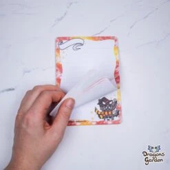 Orange Magical Dragon Notepad | A6 Dragon Notepads(Orange Magical Dragon Notepad A6 Dragon Notepads 1) -Dragons' Garden orange magical dragon notepad a6 dragon notepads notebooks notepads dragons garden notebook 925992