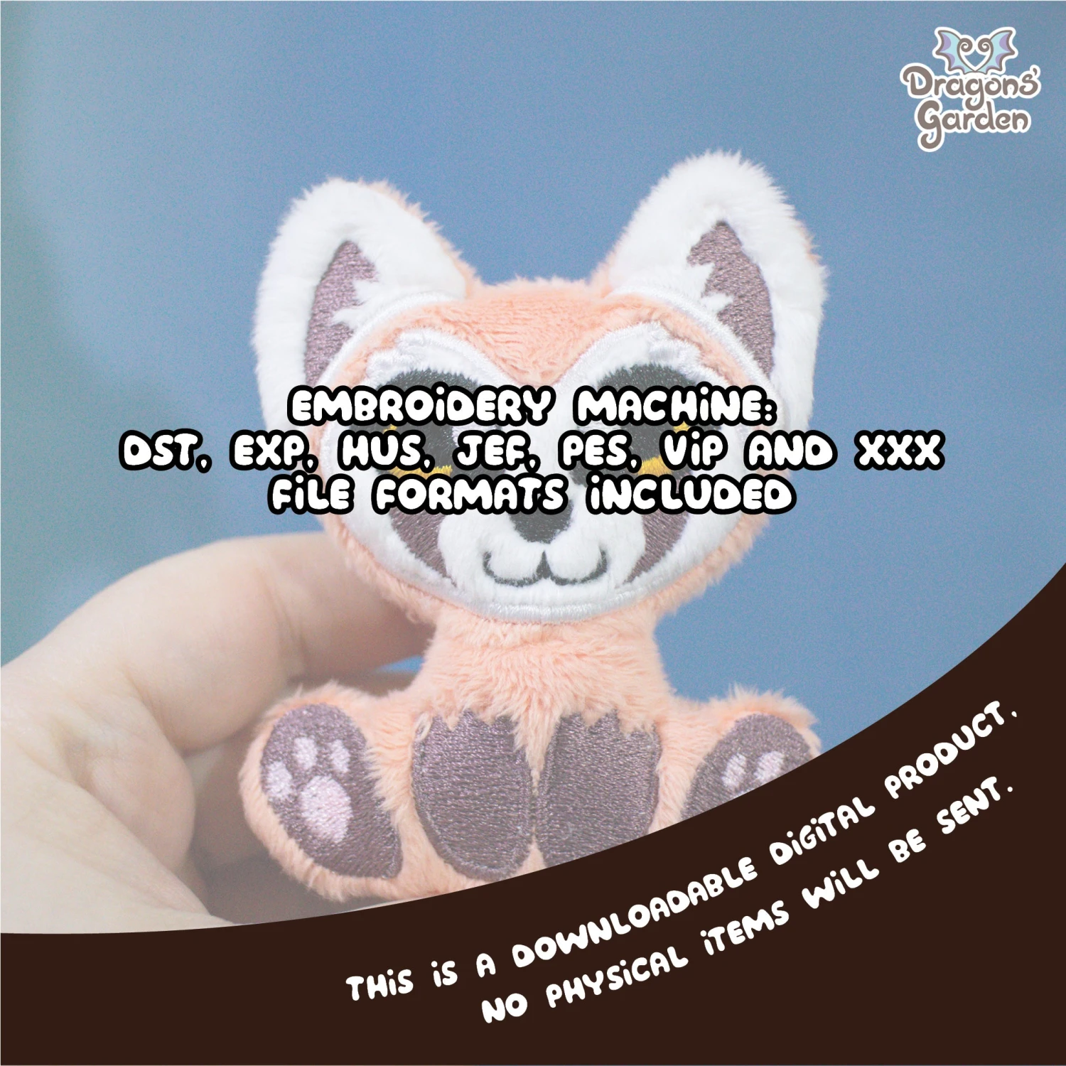 ITH Red Panda Blob Plushie Pattern(Ith Red Panda Blob Plushie Pattern) 7 ITH Red Panda Blob Plushie Pattern(Ith Red Panda Blob Plushie Pattern) - Image 7