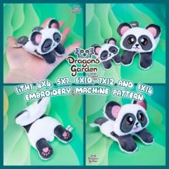 ITH Panda Bear Embroidery Pattern(Ith Panda Bear Embroidery Pattern)