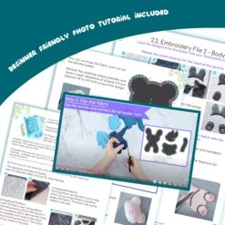 ITH Panda Bear Embroidery Pattern(Ith Panda Bear Embroidery Pattern) -Dragons' Garden pandalisting2