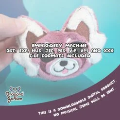 ITH Red Panda Charm Pattern(Ith Red Panda Charm Pattern) -Dragons' Garden redpandacharmlisting2