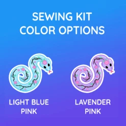 Sakura Blossom Snake Plushie Sewing Kit(Sakura Blossom Snake Plushie Sewing Kit) -Dragons' Garden sakura blossom snake plushie sewing kit sewing kit dragons garden sewing kit 526207