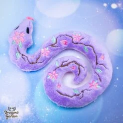 Sakura Blossom Snake Plushie Sewing Kit(Sakura Blossom Snake Plushie Sewing Kit) -Dragons' Garden sakura blossom snake plushie sewing kit sewing kit dragons garden sewing kit 835491