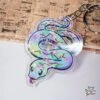 Sakura Snake | Holographic Acrylic Keychain(Sakura Snake Holographic Acrylic Keychain)