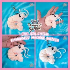 ITH Shrimp Charm Embroidery Pattern(Ith Shrimp Charm Embroidery Pattern)