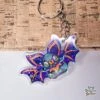 Sitting Bat | Holographic Acrylic Keychain(Sitting Bat Holographic Acrylic Keychain)