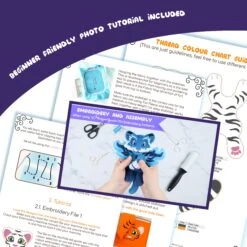 ITH Tiger Cub Plush Embroidery Pattern(Ith Tiger Cub Plush Embroidery Pattern) -Dragons' Garden tigercublistingupdate