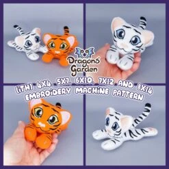 ITH Tiger Cub Plush Embroidery Pattern(Ith Tiger Cub Plush Embroidery Pattern)