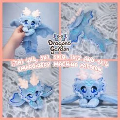 ITH Water Dragoness Embroidery Pattern(Ith Water Dragoness Embroidery Pattern)
