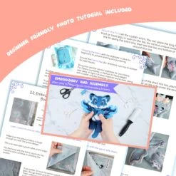 ITH Water Dragoness Embroidery Pattern(Ith Water Dragoness Embroidery Pattern) -Dragons' Garden water dragoness listing2