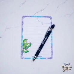 Curious Dragon Notepad | A6 Dragon Notepads(Curious Dragon Notepad A6 Dragon Notepads) -Dragons' Garden wholesale curious dragon notepad a6 dragon notepads notebooks notepads dragons garden 328644