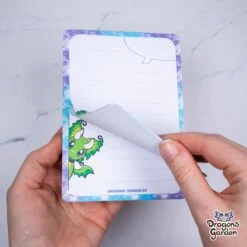 Curious Dragon Notepad | A6 Dragon Notepads(Curious Dragon Notepad A6 Dragon Notepads) -Dragons' Garden wholesale curious dragon notepad a6 dragon notepads notebooks notepads dragons garden 844365