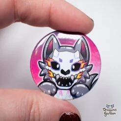 Hellhound Puppy | Button Pin(Hellhound Puppy Button Pin) -Dragons' Garden wholesale hellhound puppy button pin button dragons garden button 790528