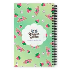 You Are Berry Special | Strawberries And Cream Dragons | A5 Bullet Journal Spiral Notebook(You Are Berry Special Strawberries And Cream Dragons A5 Bullet Journal Spiral Notebook) -Dragons' Garden you are berry special strawberries and cream dragons a5 bullet journal spiral notebook dragons garden 699483