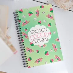 You Are Berry Special | Strawberries And Cream Dragons | A5 Bullet Journal Spiral Notebook(You Are Berry Special Strawberries And Cream Dragons A5 Bullet Journal Spiral Notebook) -Dragons' Garden you are berry special strawberries and cream dragons a5 bullet journal spiral notebook dragons garden 881366